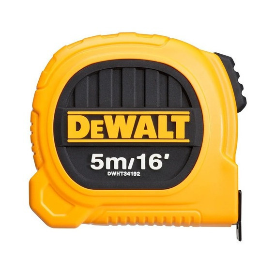 Huincha De Medir 5m/16' Diseño Compacto Dewalt Dwht34192l