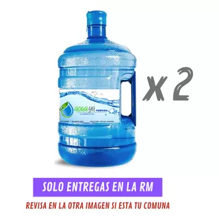 Agua Purificada En Bidon De 10 Litros Solo Rm (2 Unidades)
