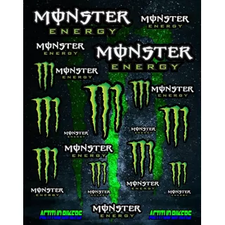 Kit De Stikers Monster Energy 2023