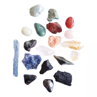 Colección 19 Minerales , Piedras Naturales Energéticas - 