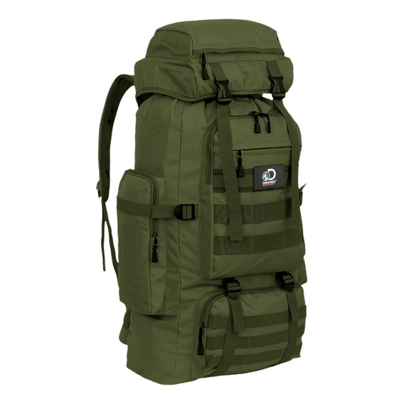 Mochila Mochilero Trekking 70 Litros Estilo Tactica Militar