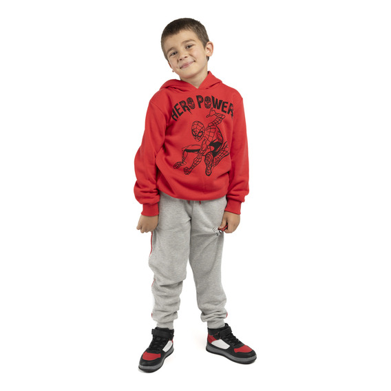 Buzo Niño Spiderman Hero Rojo Marvel