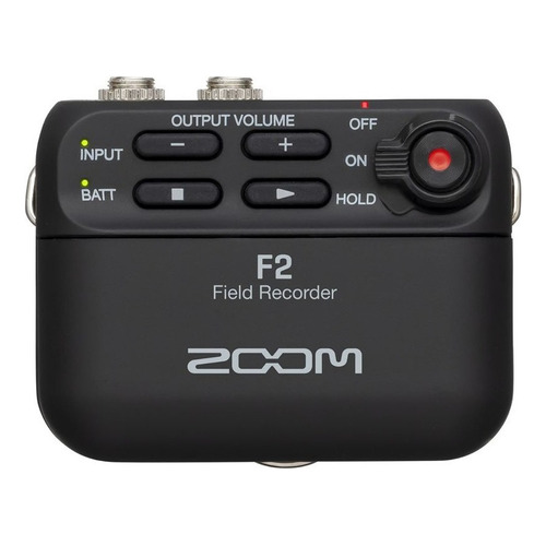 Zoom F2 Grabador De Campo Portatil Con Mic Lavalier Palermo Color Negro