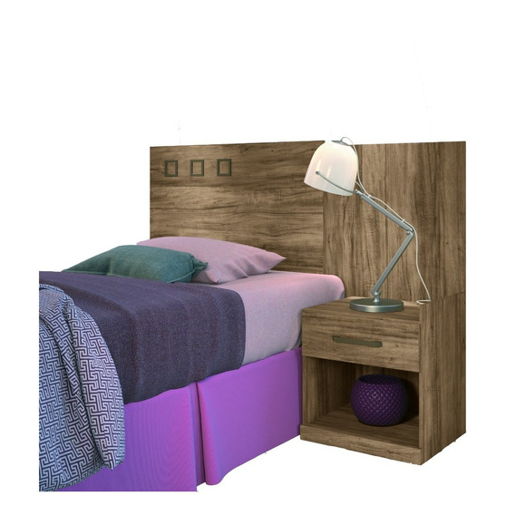 Respaldo Sommier 1 Plaza Cabecera Dormitorio Cama