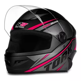 Capacete Moto Fechado Masculino E Feminino Pro Tork R8 Fosco Cor Rosa Tamanho Do Capacete 62