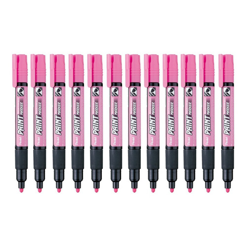 Marcador Permanente Pentel Paint Marker Mmp20 Base Aceite Color Rosa