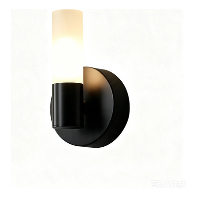 Aplique Moderno Led Tower 1 Negro Diseño Luz Desing Negro