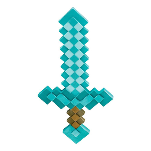 Espada Diamante Minecraft De Plástico Color Azul