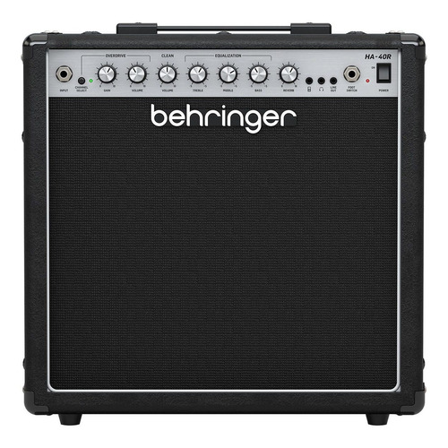 Behringer Ha-40r - Amplificador De Guitarra 40w 2 Canales Color Negro
