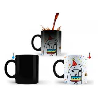 Caneca Mágica Flork Meme Presente Feliz Aniversário