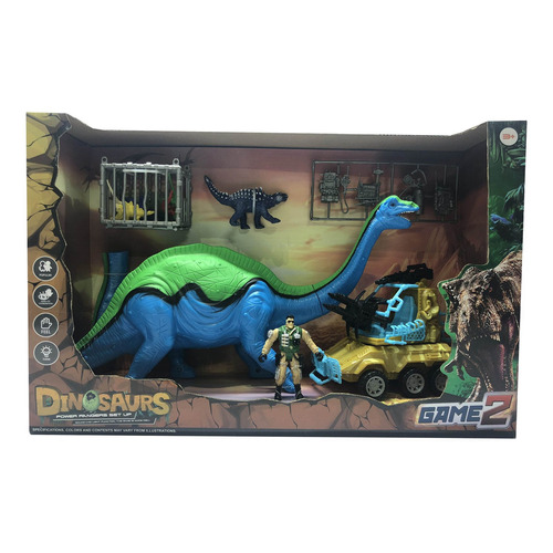 Set Dinosaurios Y Cazador Cksur0723