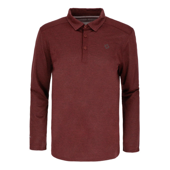 Polera Manga Larga Lava Polo Men Terracotta Doite