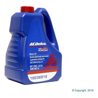 Aceite Multigrado 25w60 Sl 5l Para Autos Alto Kilometraje