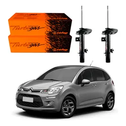  Par Amortecedor Dianteiro C3 Manual 1.5 2013 A 2016
