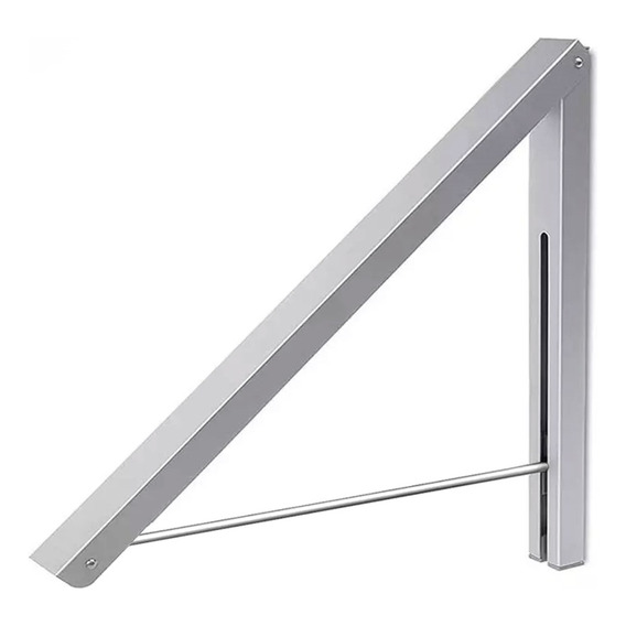 Tendedero Plegable De Pared Colgador Ropa Ajustable Casatua Color Aluminio