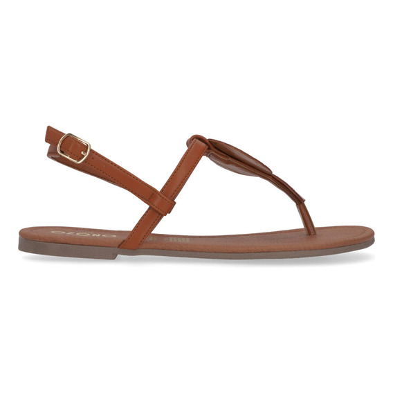 Sandalia Ozono Para Mujer Estilo 621607 Camel