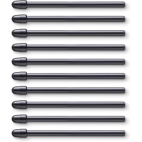 Puntas De Repuesto X10 Para Wacom Pro Pen 2 Ksh-a441 Color Negro