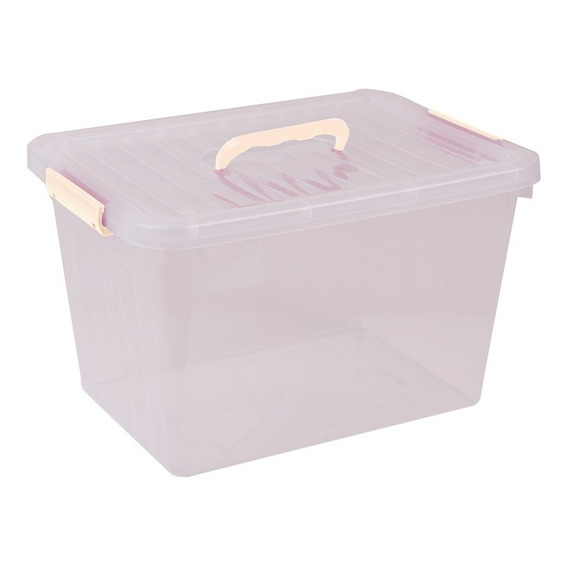 Caja Organizadora Apilable X6  Plastico Grande 24 Lt 