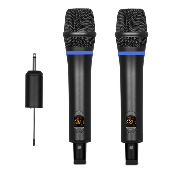 Depusheng W8 Micrófono Inalámbrico Karaoke Dinámico