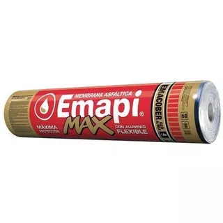 Membrana Asfaltica Aluminio Emapi Max Flexible 35kg W400