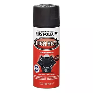 Spray Alta Temperatura Negro Mate 1093° Rust Oleum