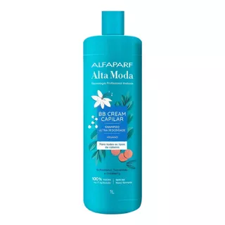  Shampoo Bb Cream Capilar Alfaparf Alta Moda Vegano 1000ml