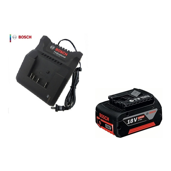 Starter Kit 4ah Cargador 18-20 Y 1 Bateria Bosch 18v 4.0ah