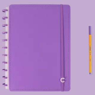 Caderno Inteligente Grande Color All Purple