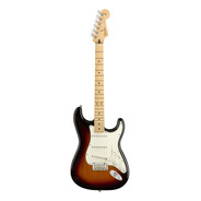 Guitarra Eléctrica Fender Player Stratocaster De Aliso 3-color Sunburst Brillante Con Diapasón De Arce