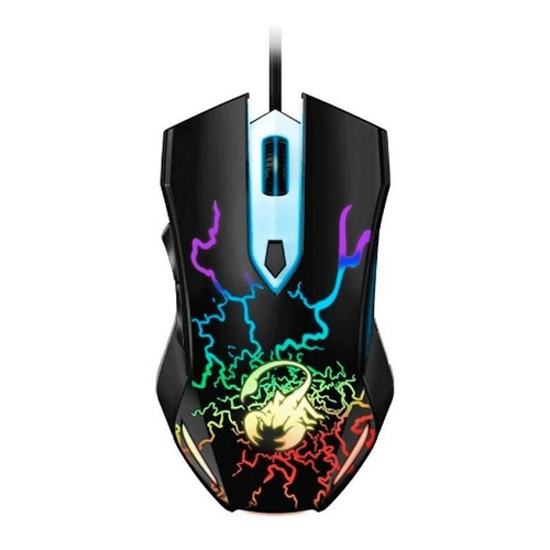 Mouse Gamer Genius Gx Scorpion Spear Rgb 2000dpi 6 Botones Color Negro