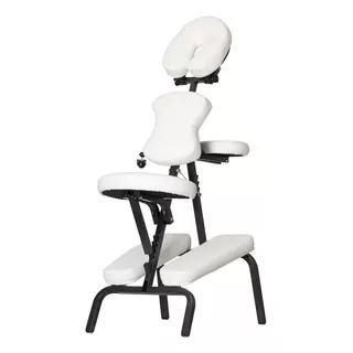 Cadeira De Massagem Shiatsu Quick Massage Dobrável Portátil Cor Branco