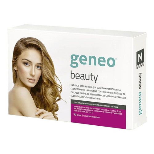 Natufarma Geneo Beauty Acido Hialurónico X 30 Comprimidos