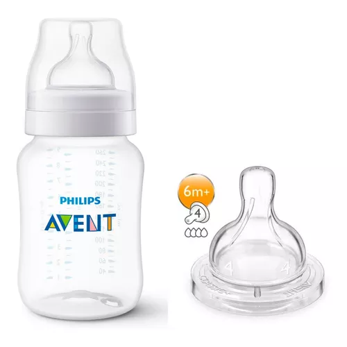  Tetina anticólicos de Philips AVENT, Transparente : Bebés