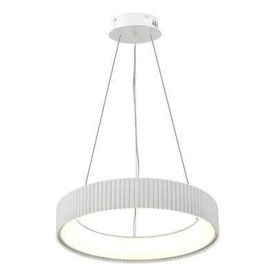 Colgante Led Tokyo Cct Diseño Blanco 60cm Moderno Luz Desing Blanco
