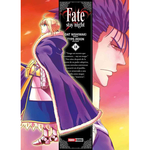 Fate Stay Night: Fate Stay Night, De Panini. Serie Fate Stay Night, Vol. 18. Editorial Panini, Tapa Blanda, Edición 1 En Español, 2021