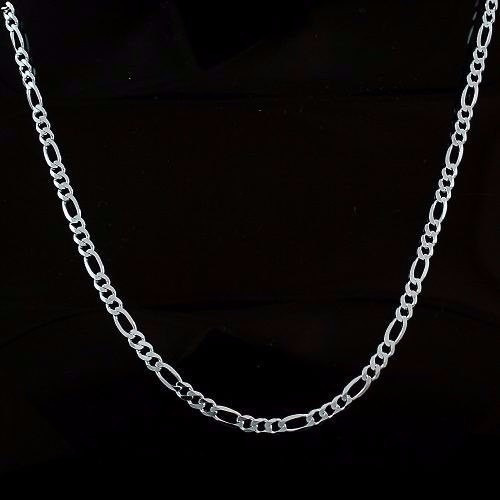 Corrente Masculina Prata 925 Com Garantia 60cmx4mm - R$ 46 ...