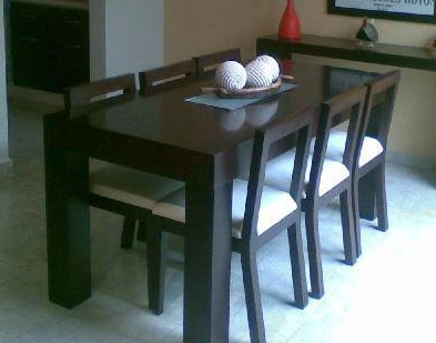 Mesa Enchapada Laqueada Comedor Moderna Madera 160x80 Cm. - $ 4.500 ... Mesa Enchapada Laqueada Comedor Moderna Madera 160x80 Cm. - $ 4.500 ...
