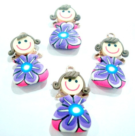 Dijes De Golfield Y Fimo Y Cristal Para Bisuteria , Bs. 450,00 en Mercado Libre