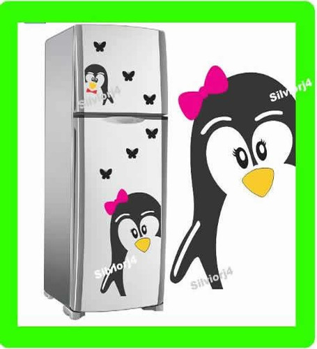 Adesivo Decorativo De Geladeira Pinguim Gigante Aparador Em Mdf Com Gaveta ~ Adesivo Decorativo De Geladeira Pinguim Gigante