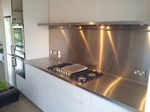 Placa de revestimiento de acero para cocinas 600x1000 mm 899 ... Revestimiento cocina