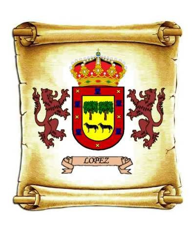 lopez apellido escudo heraldica