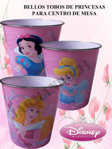 Tobo de las princesas disney perfecto para centro de mesa bs ...