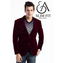 Ea Slim Fit , Blazer Babycord Saco Sport Elegante