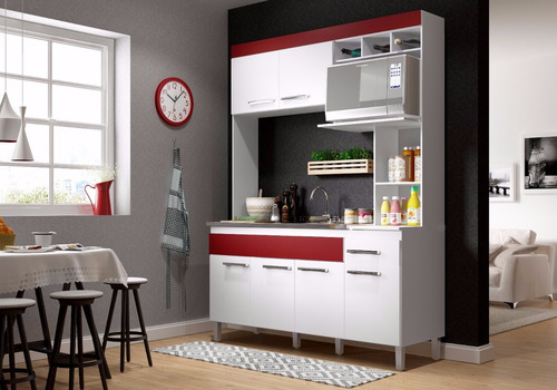 Muebles cocina kit armario con 6 puertas y cajon alacena 3.395 ... Muebles kit