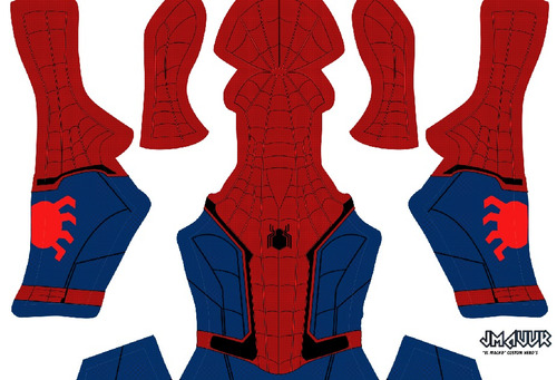 Patrones De Spiderman Varios Modelos Para Sublimar 