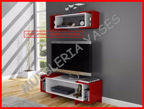 Mueble sala modulares tv moderno entretenimiento latina bs ... Mueble sala tv