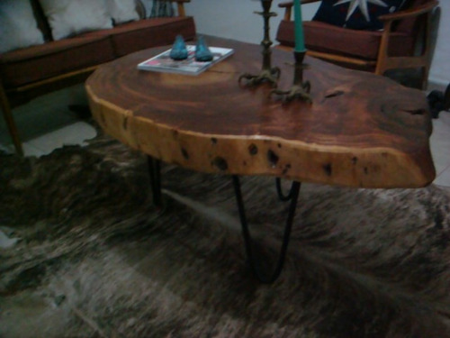 Troncos de madera para mesas