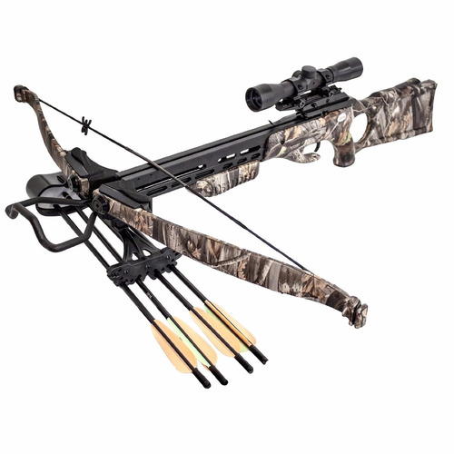 Jh Ballesta Sas 175lbs G1 Camo Recurve Hunting Crossbow 809900 En