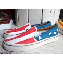 Panchas Zapatillas Alpargatas Pintadas Usa Ee Uu Ultimo 41
