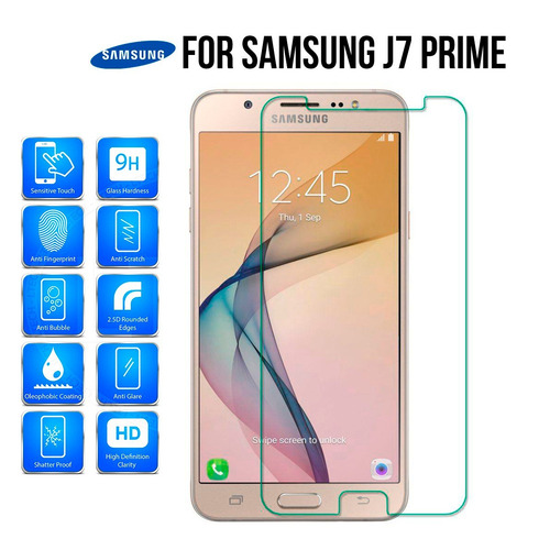 Protector Vidrio Templado Biselado Samsung J7 Prime Original - $ 7.990 en Mercado Libre